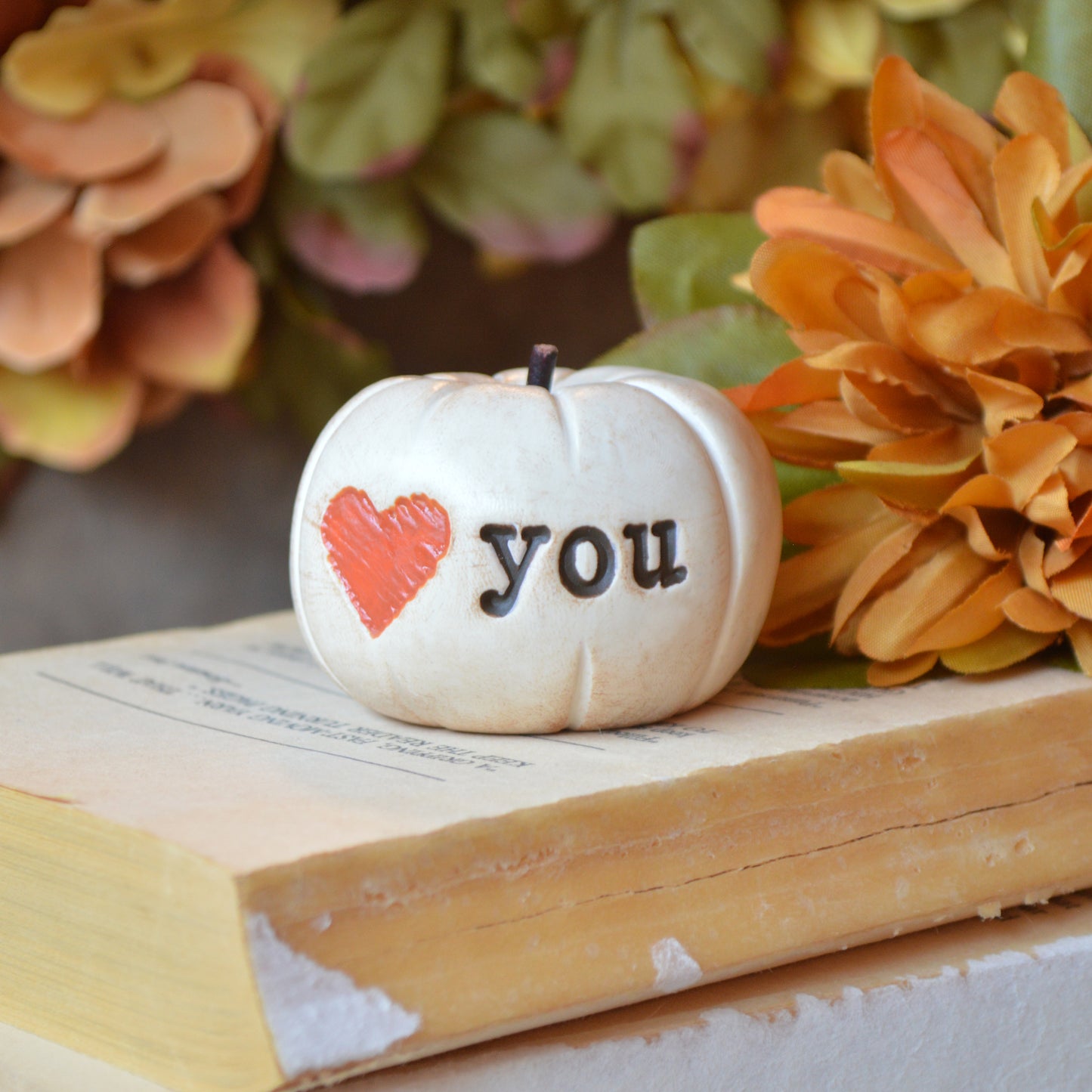 Love You on a Pumpkin Gift