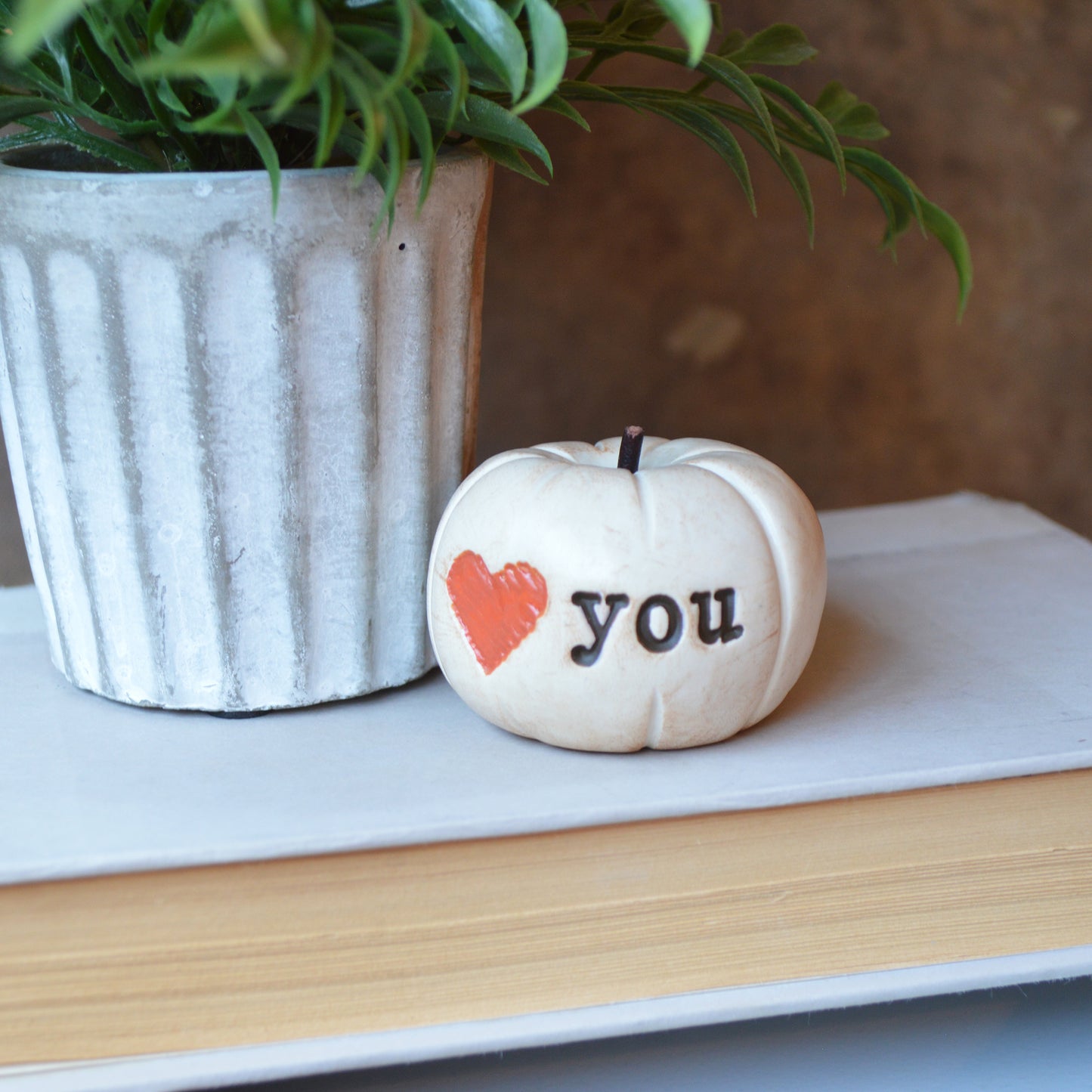 Love You on a Pumpkin Gift