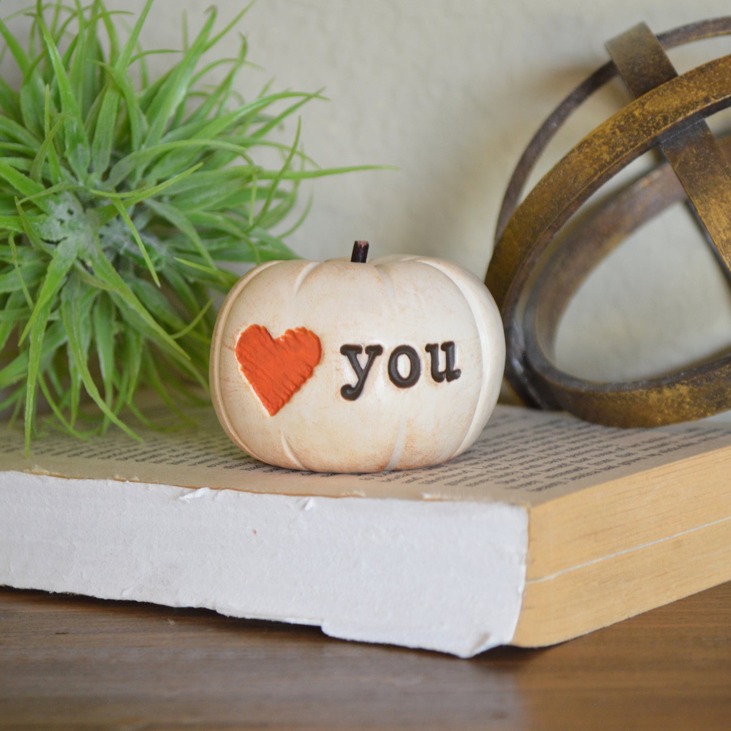 Love You on a Pumpkin Gift