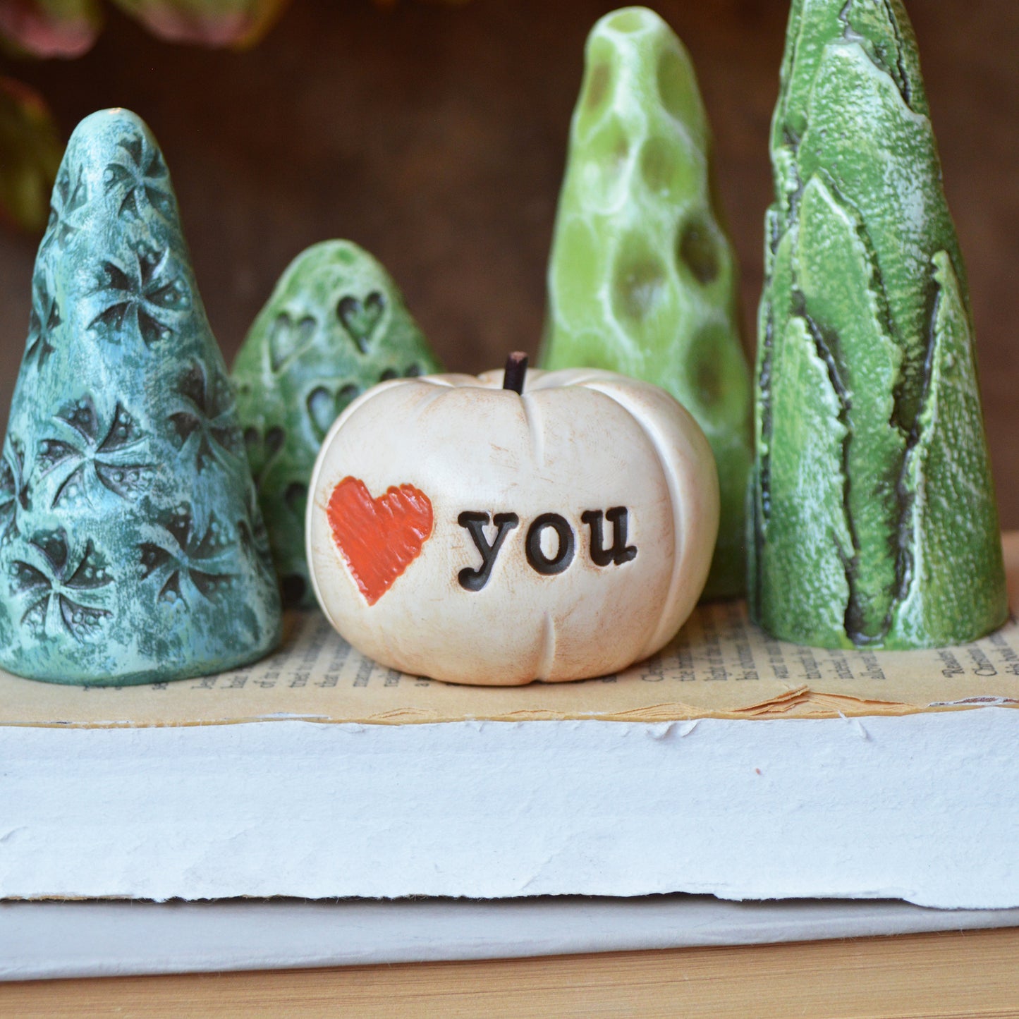 Love You on a Pumpkin Gift