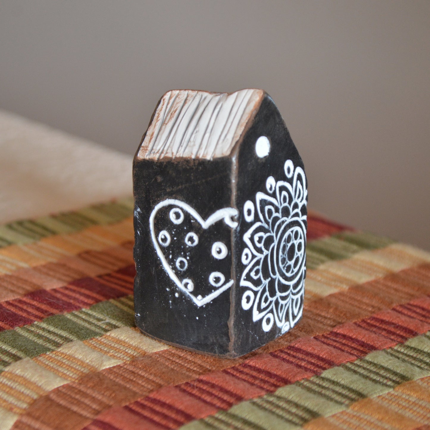Modern Abstract Clay House Architectural Sculpture