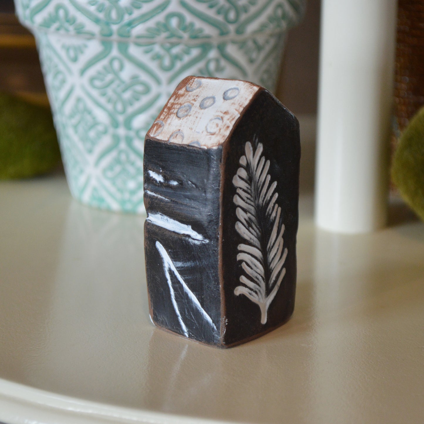 Handmade Clay House Urban Art Decor