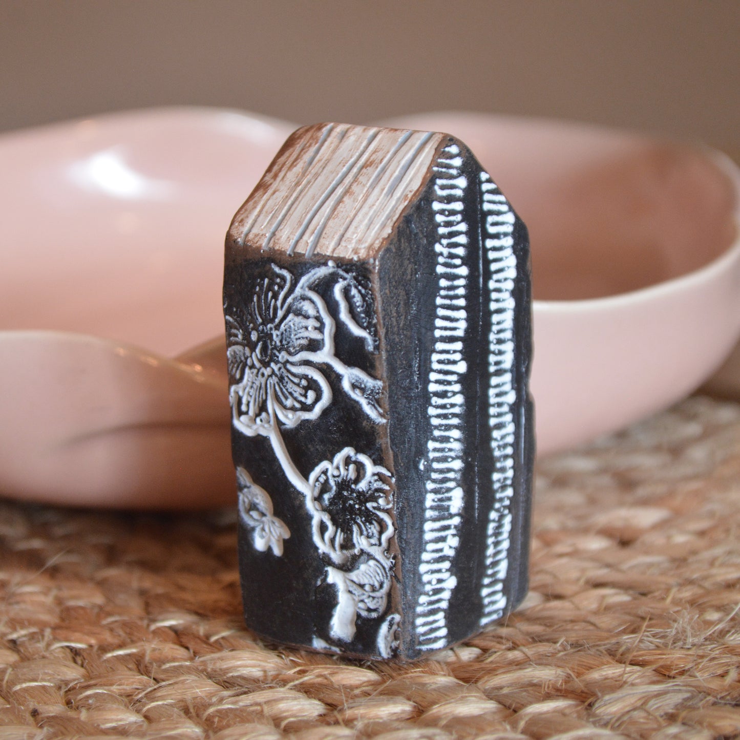 Handmade Clay House Urban Art Decor