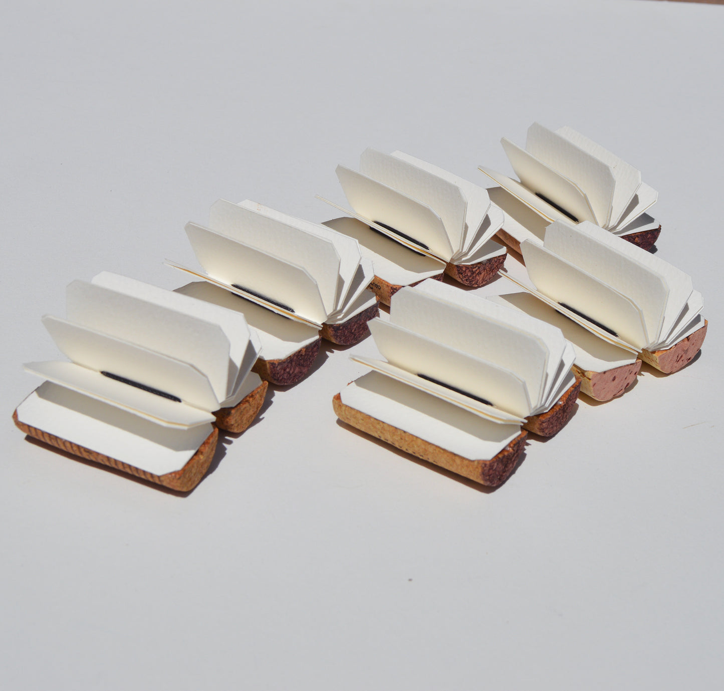 Wine Cork Book / tiny book made from a real wine cork blank book