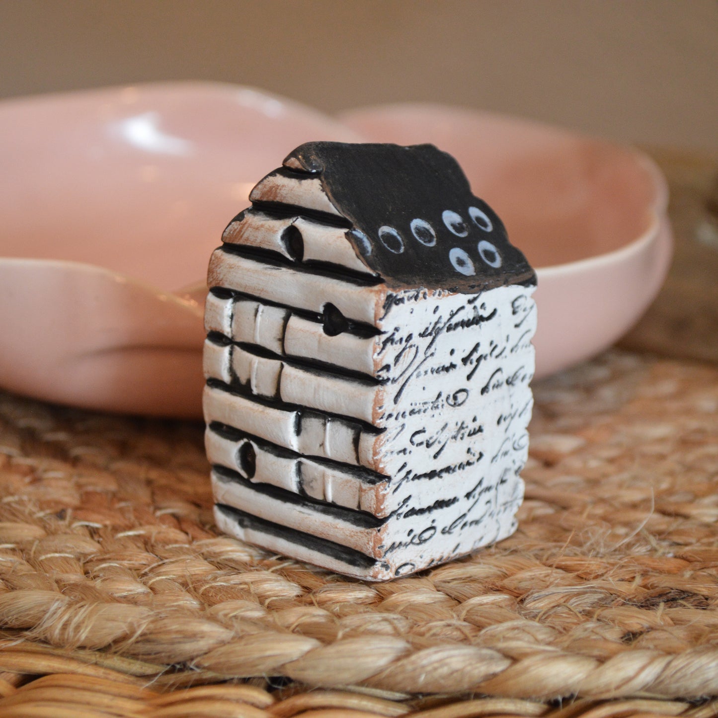 Abstract Clay House Modern Mini Sculpture