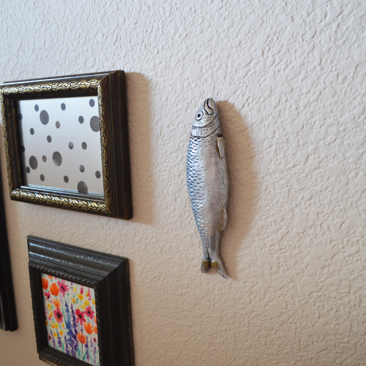 Handmade Fish Wall Art Sardine Seafood Home Decor
