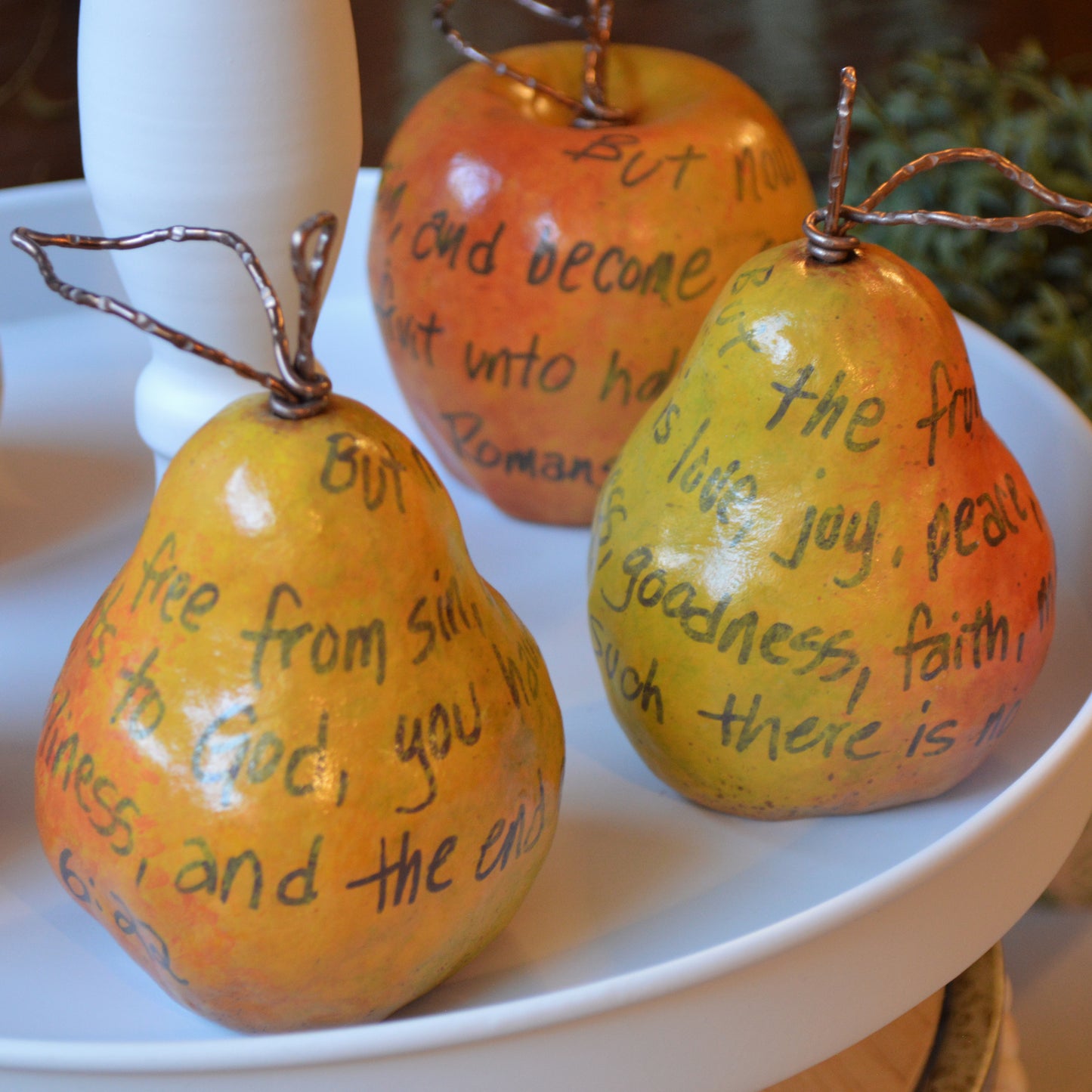 Artisan Christian Faith Decor - Pear