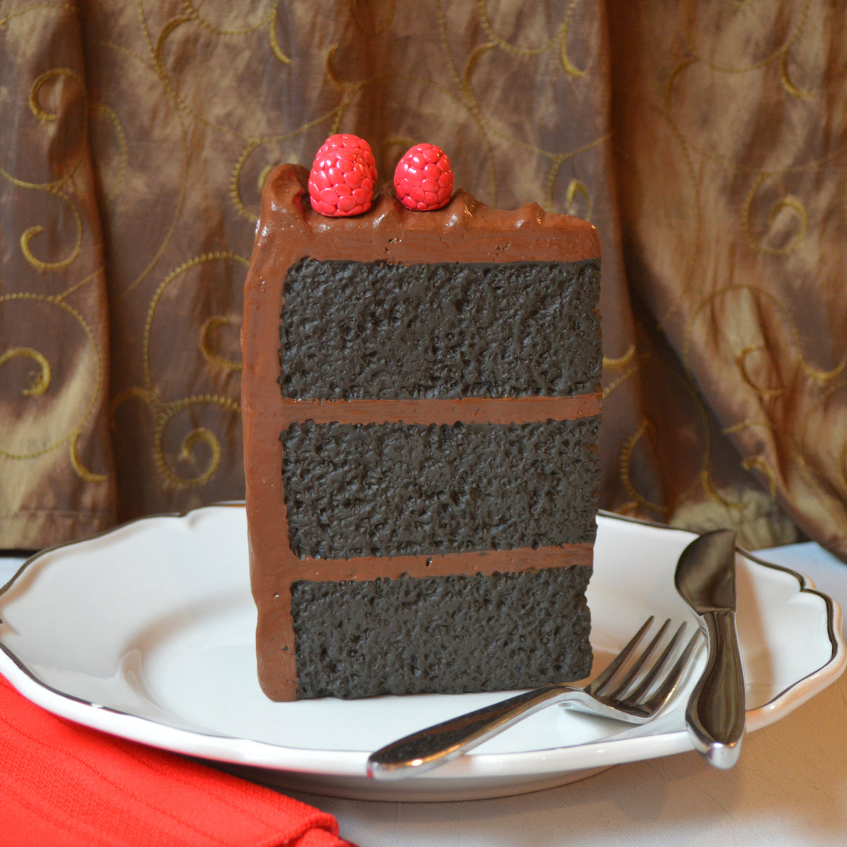 Death by Chocolate Cake Kitchen Wall Decor