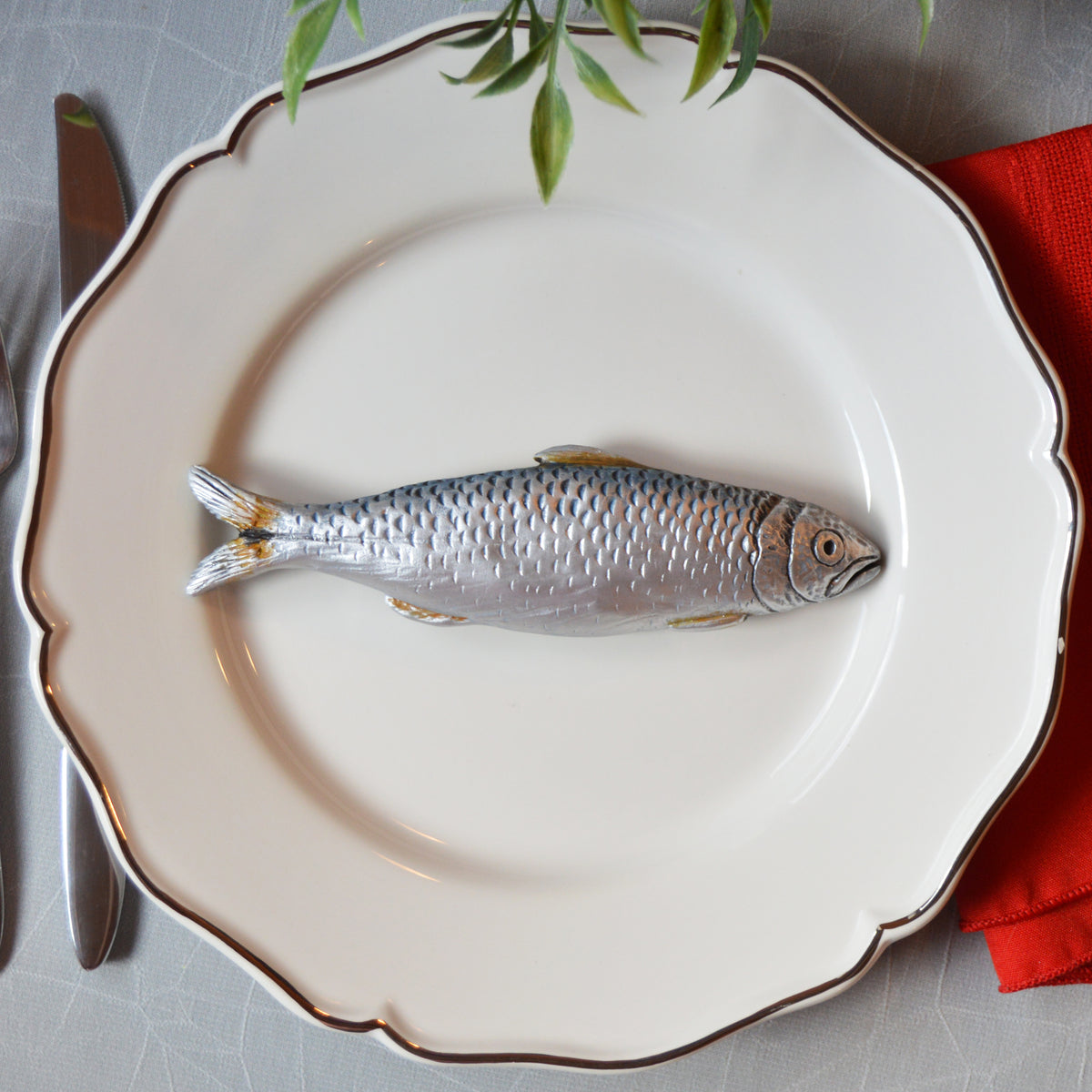 Handmade Fish Wall Art Sardine Seafood Home Decor