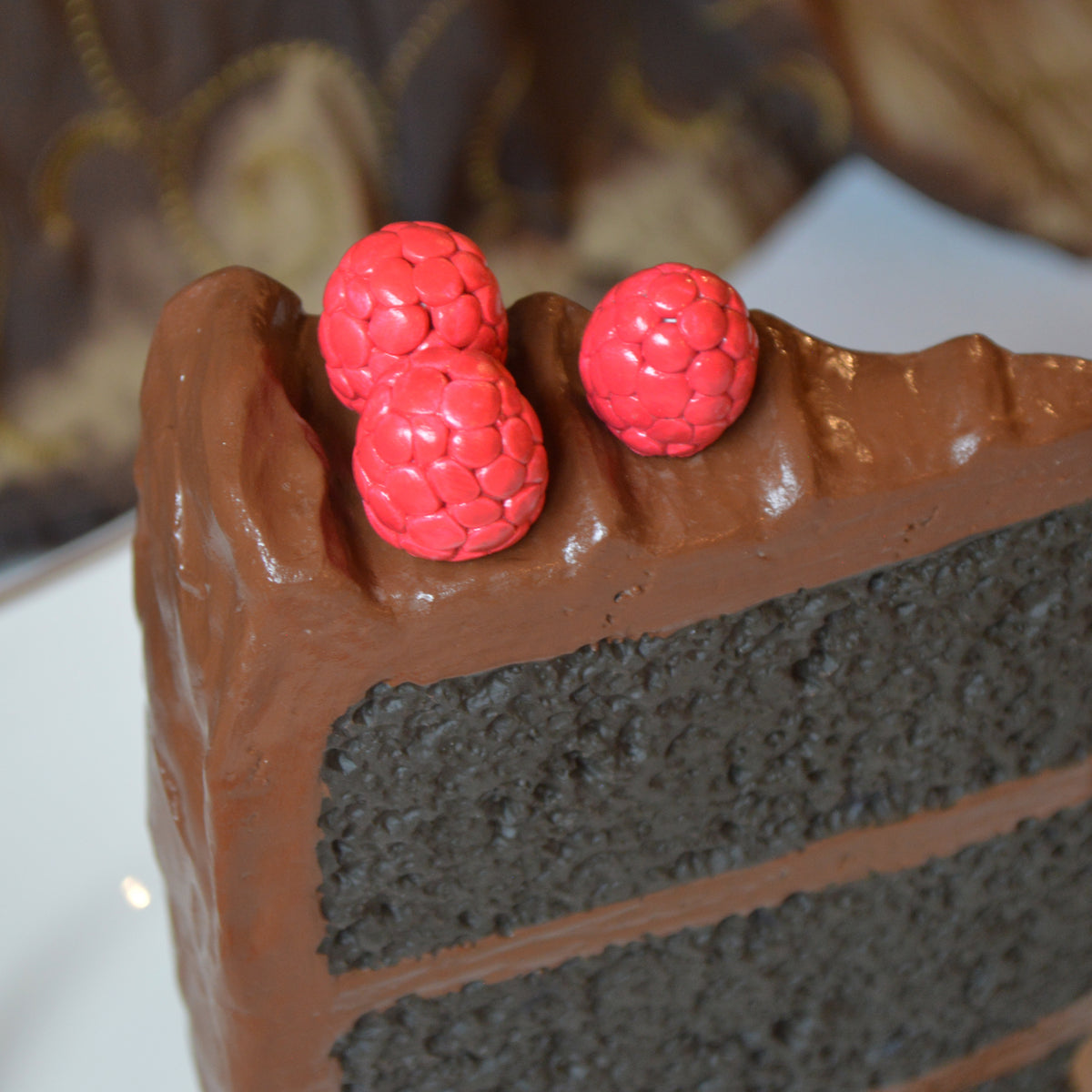 Death by Chocolate Cake Kitchen Wall Decor