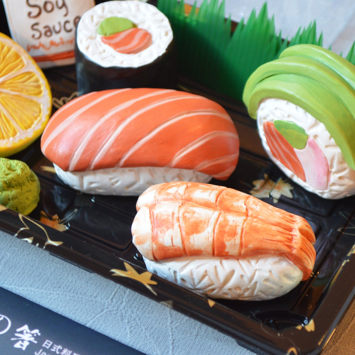 Realistic Clay Sushi Foodie Art