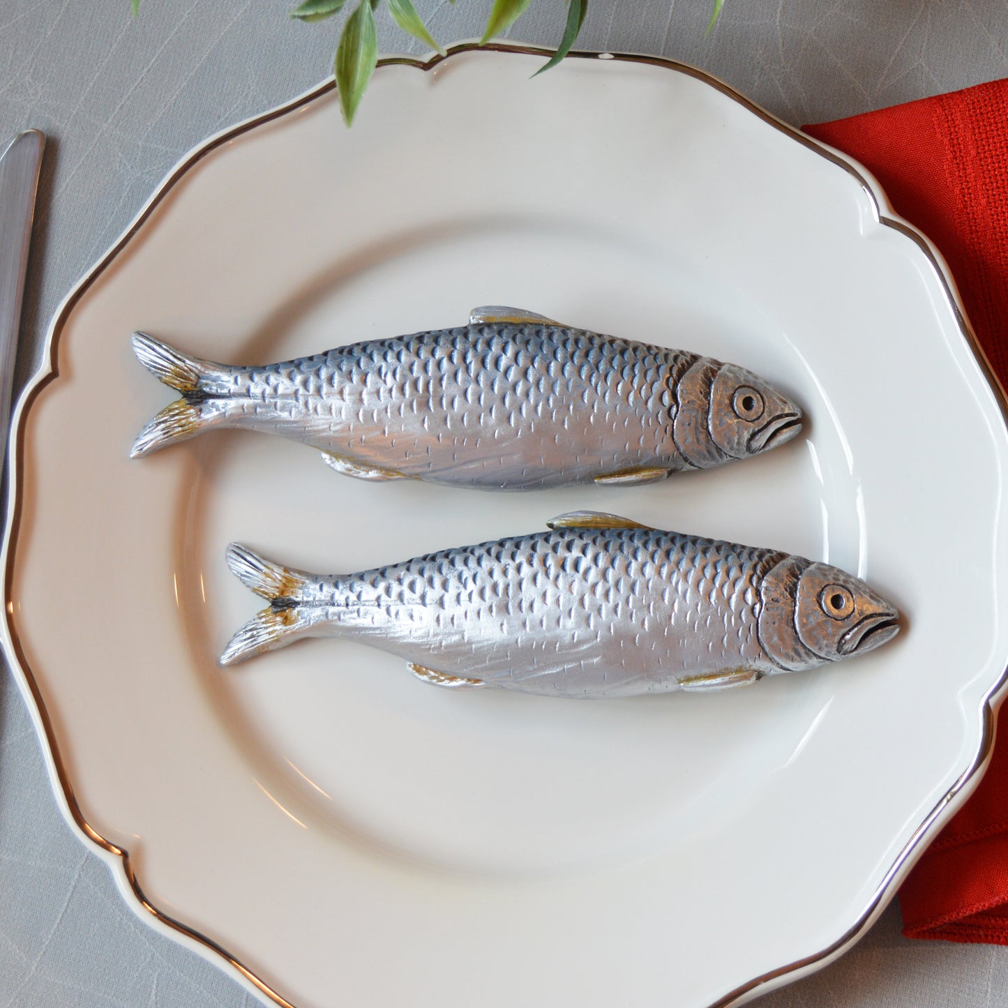 Handmade Fish Wall Art Sardine Seafood Home Decor