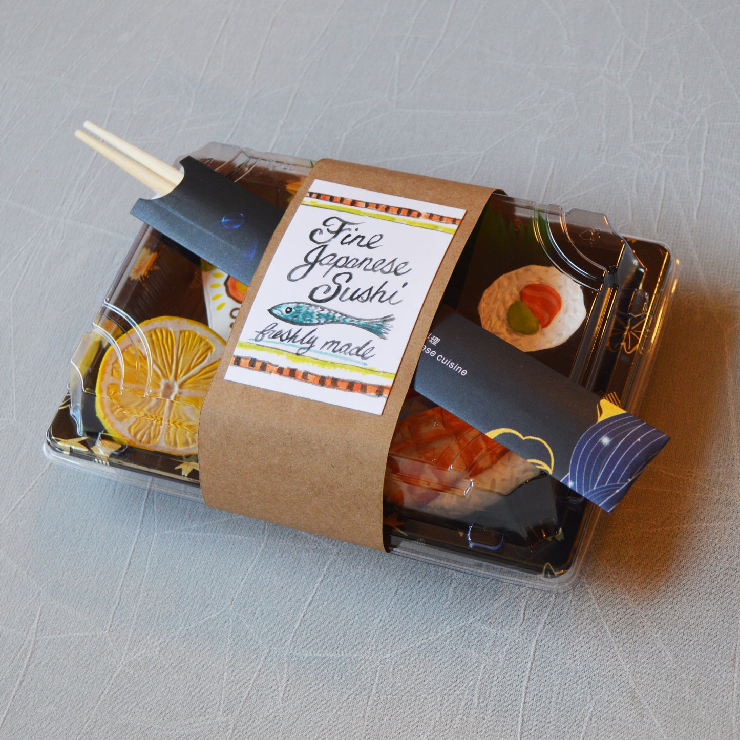 Realistic Clay Sushi Foodie Art