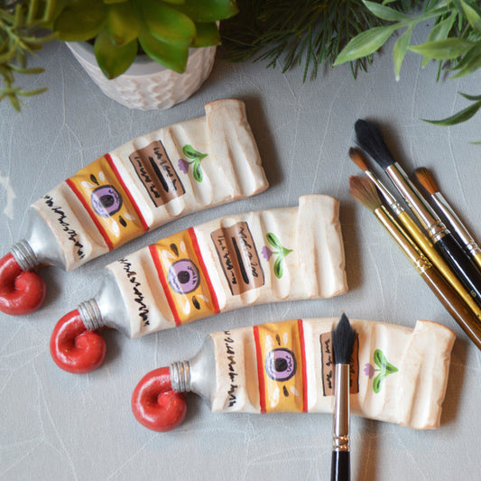 Paint Tube Brush Rest