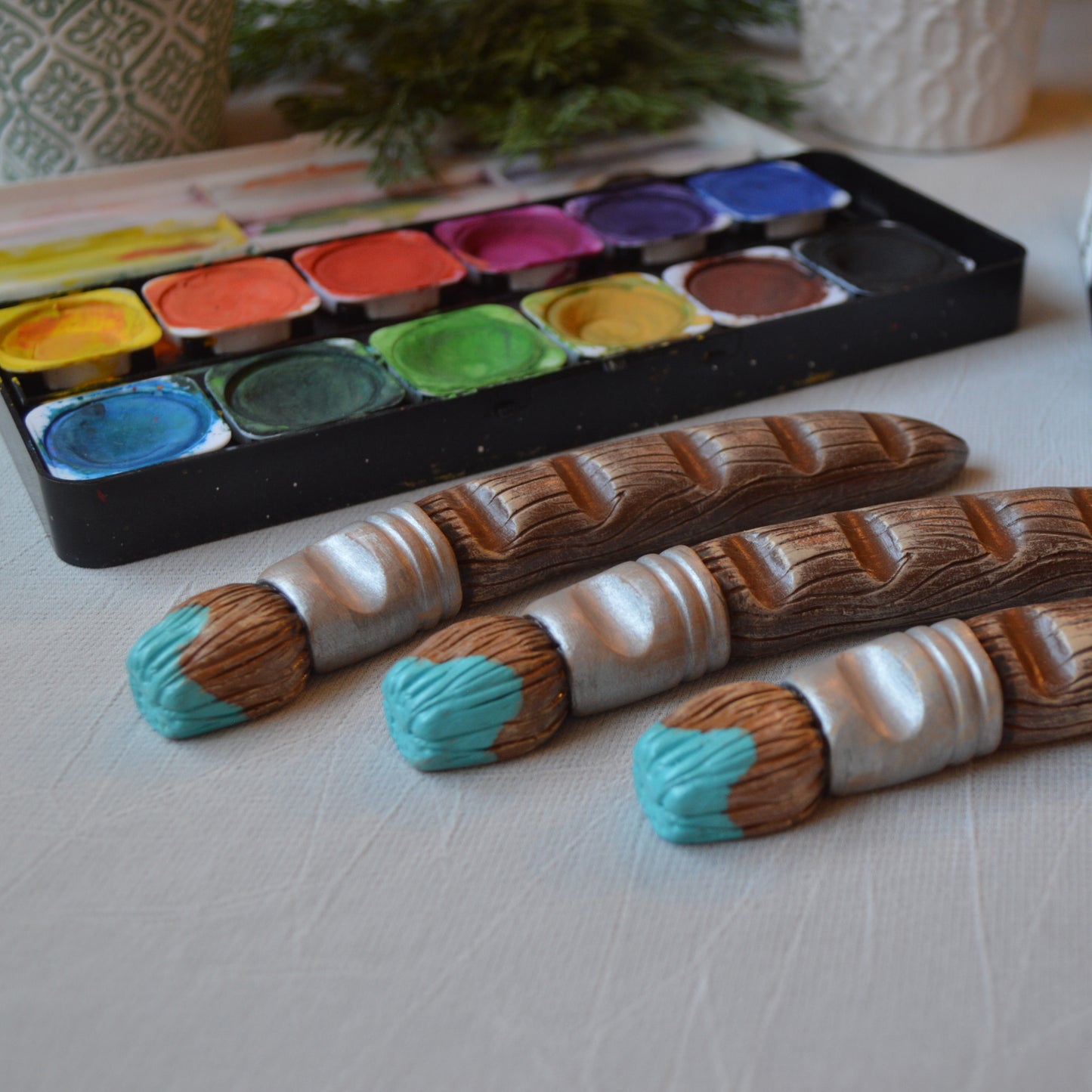 Handmade Paintbrush Brush Pen Rest