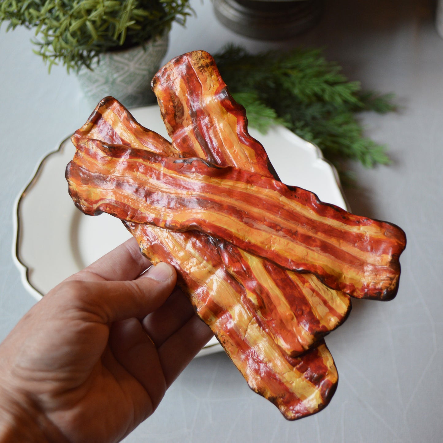 Bacon Faux Food Art Wall Art Decor