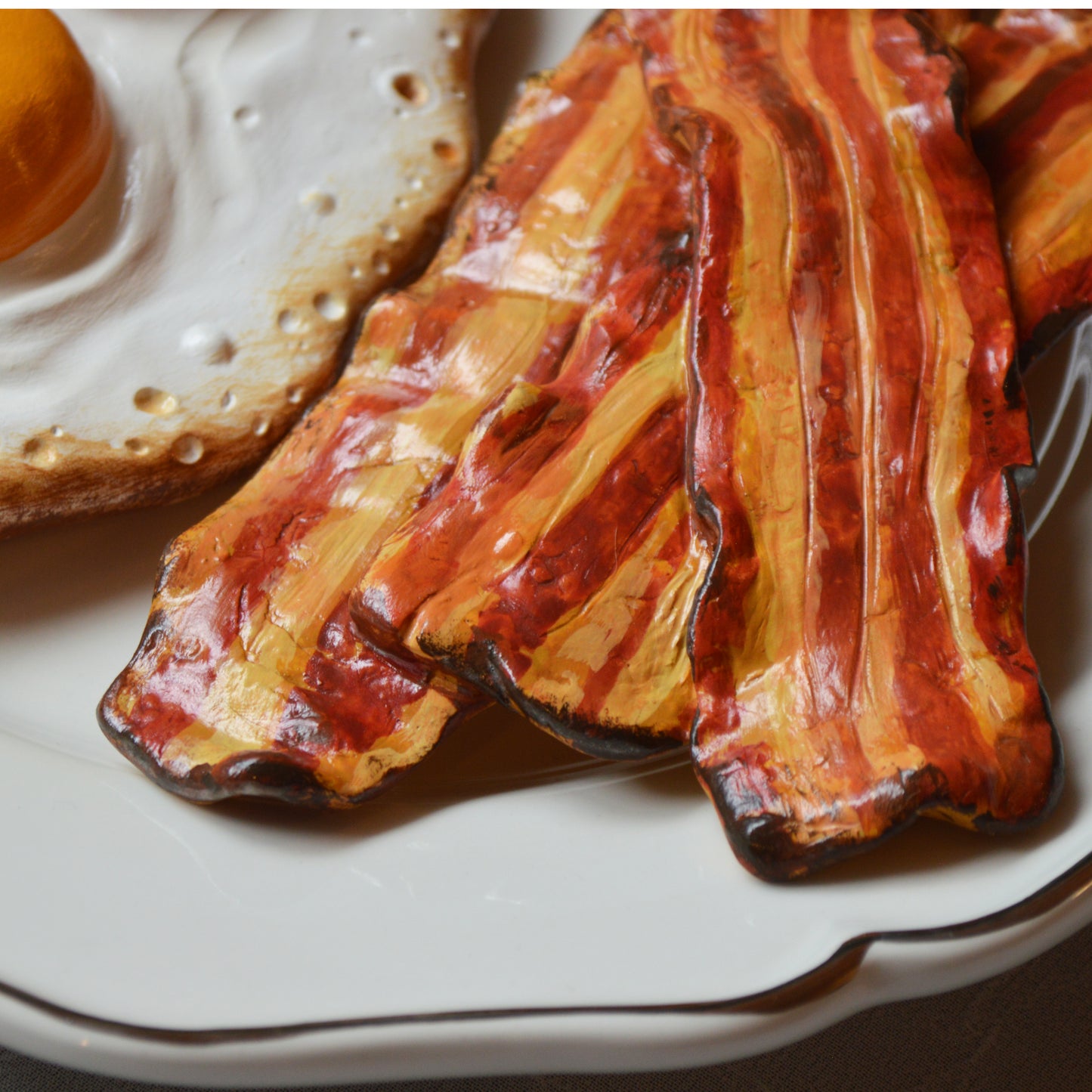 Bacon Faux Food Art Wall Art Decor