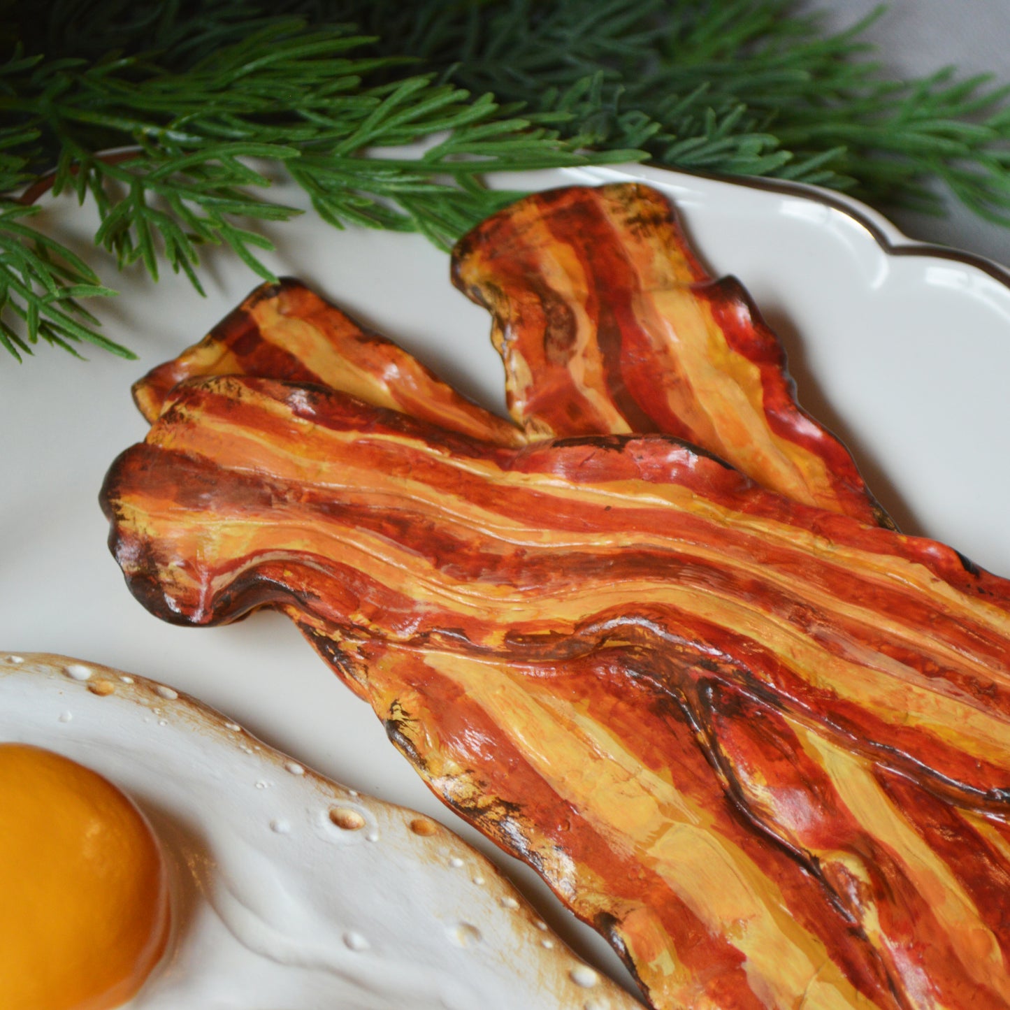 Bacon Faux Food Art Wall Art Decor
