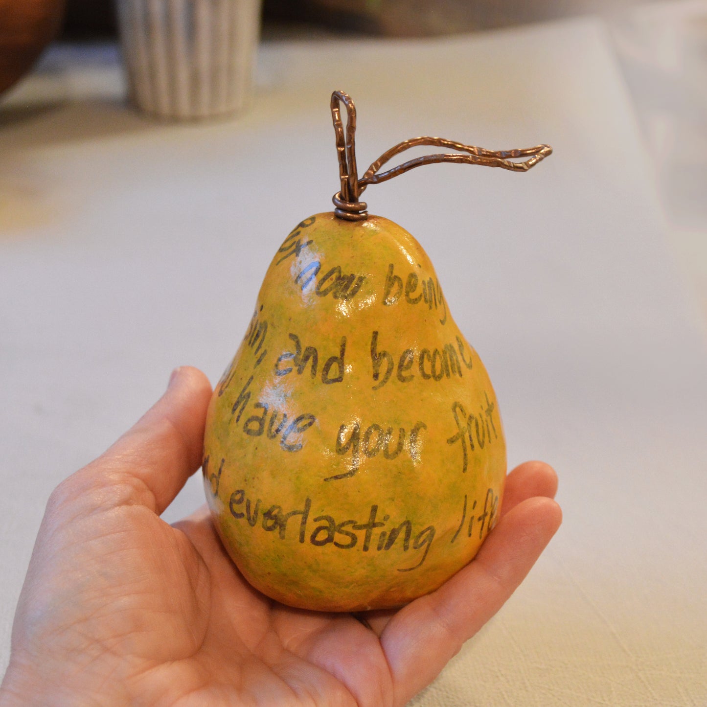 Artisan Christian Faith Decor - Pear