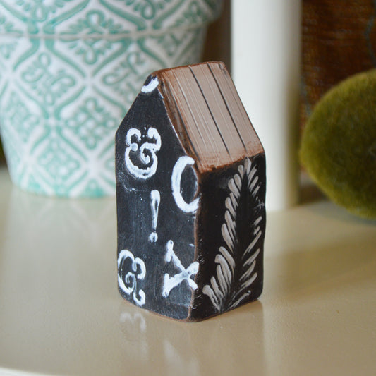 Abstract Clay House Modern Sculpture