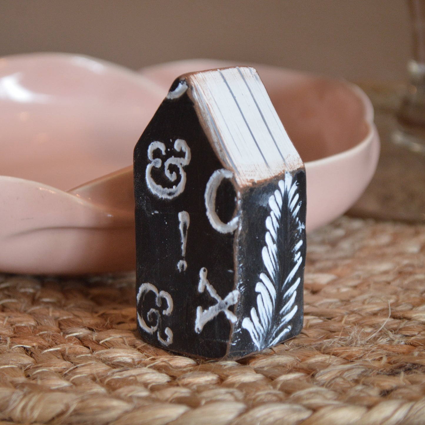 Abstract Clay House Modern Sculpture