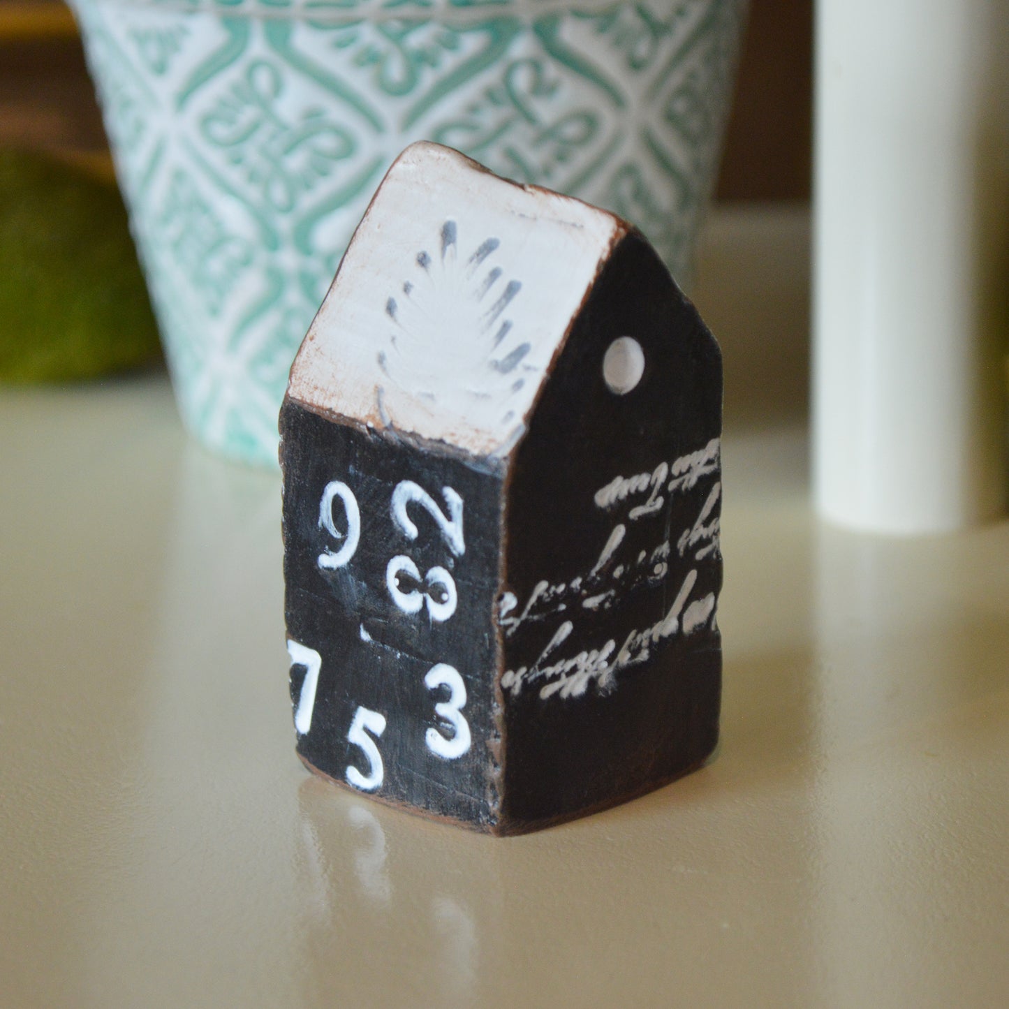 Modern Abstract Clay House Architectural Sculpture