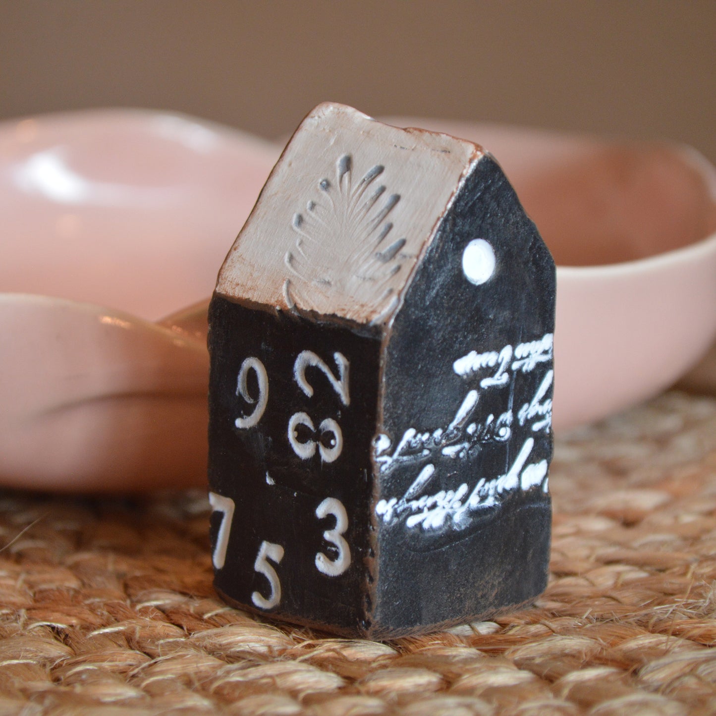 Modern Abstract Clay House Architectural Sculpture