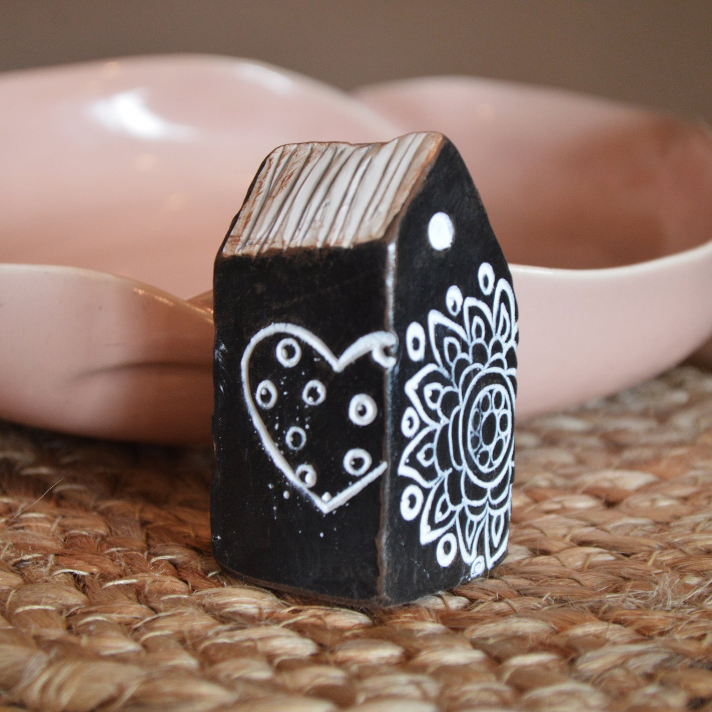 Modern Abstract Clay House Architectural Sculpture