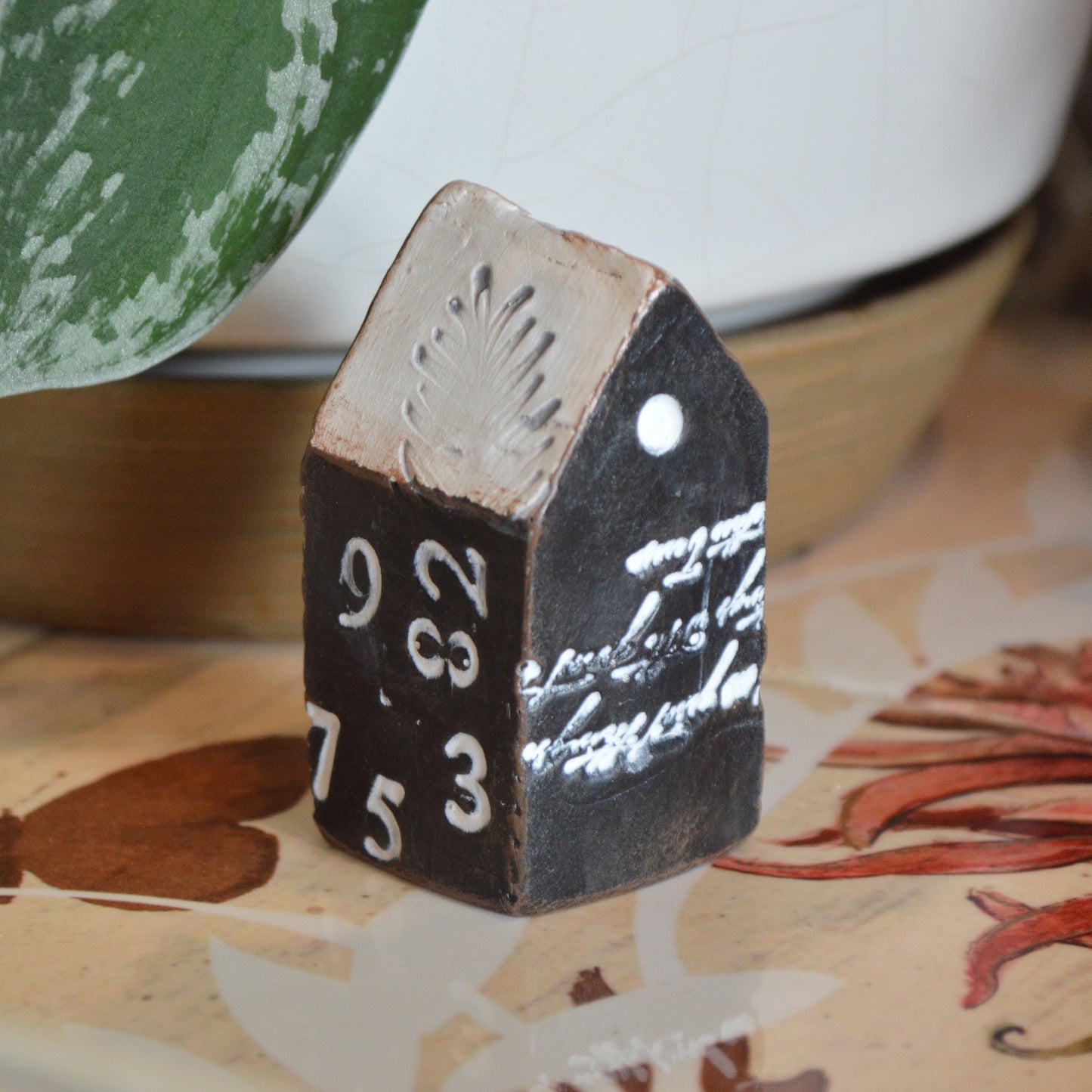 Modern Abstract Clay House Architectural Sculpture