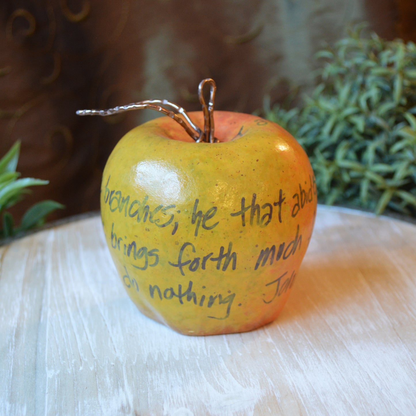 Artisan Christian Faith Decor - Apple