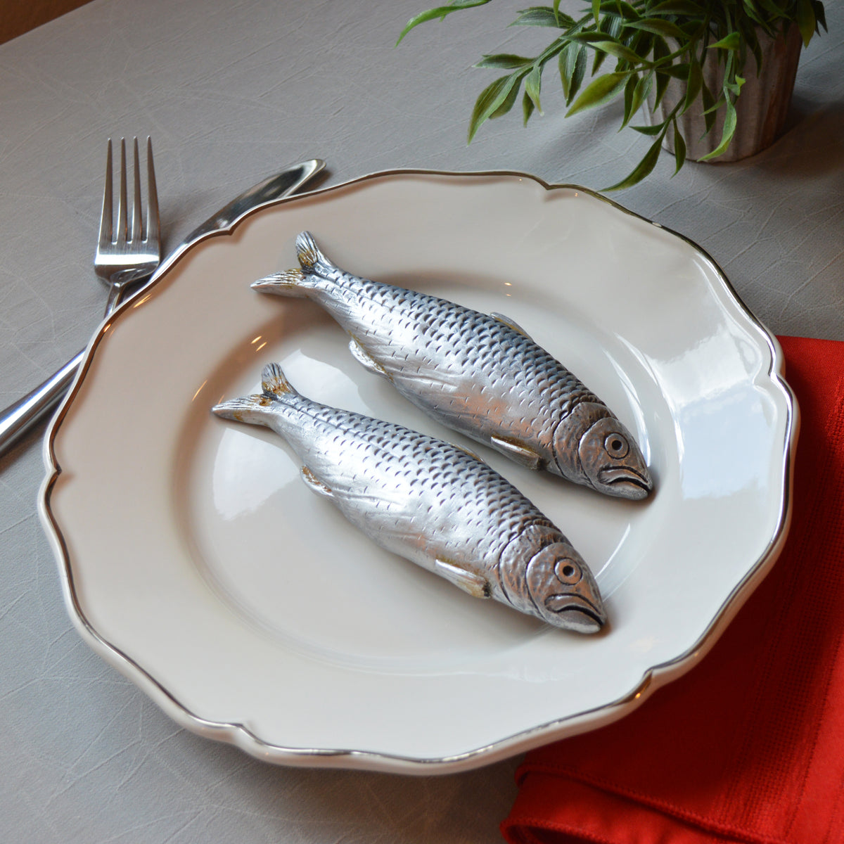Handmade Fish Wall Art Sardine Seafood Home Decor