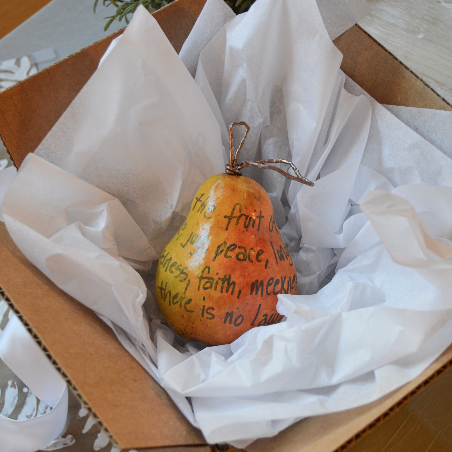 Artisan Christian Faith Decor - Pear
