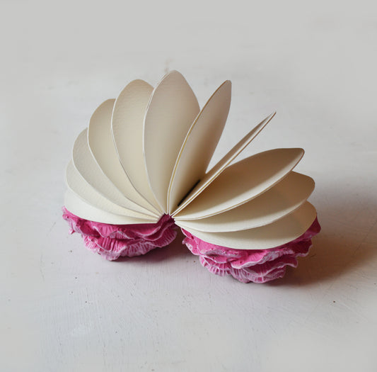 Watercolor sketchbook art journal / pink blank book / Art walk sketchbook / handmade travel vacation gift