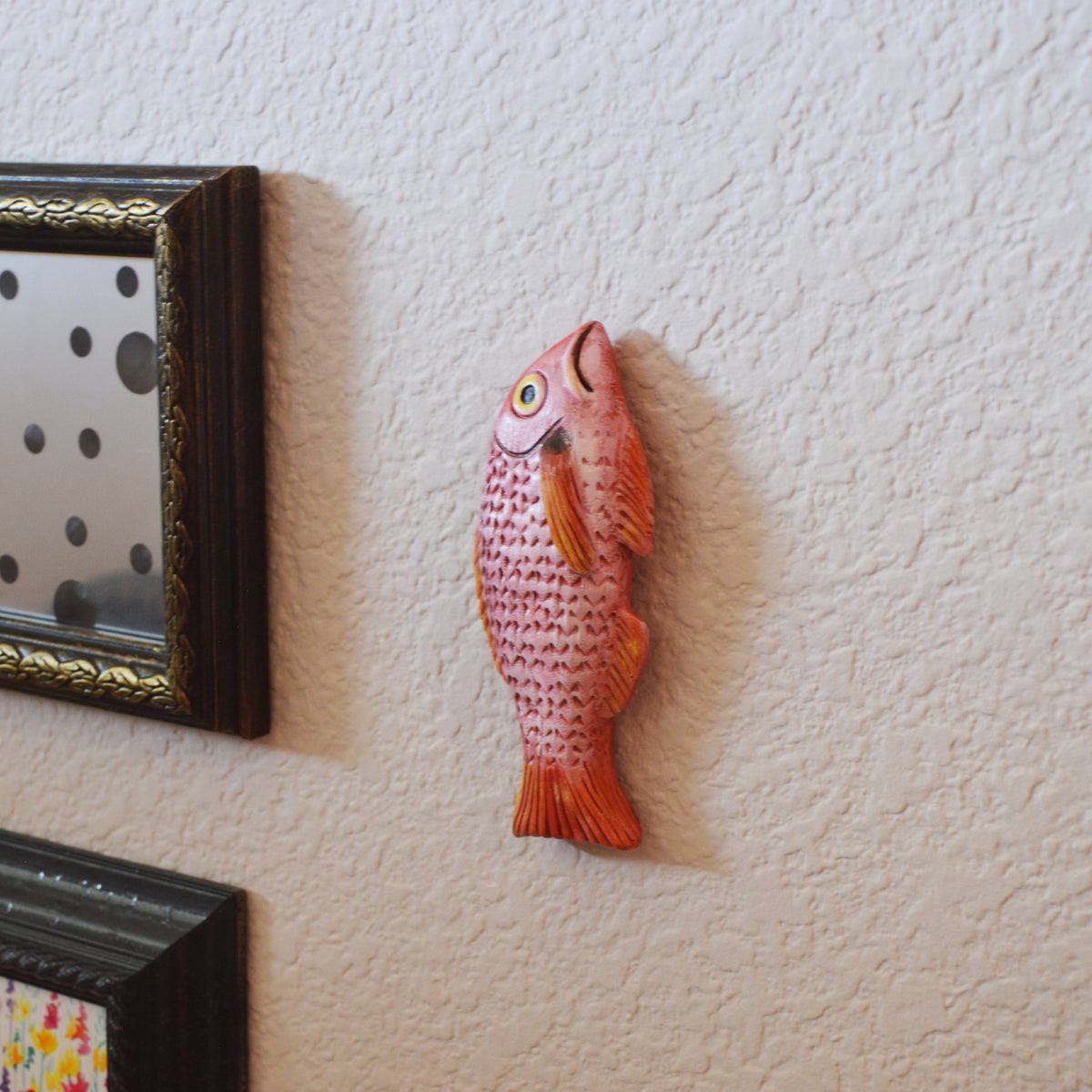 Fish Wall Art Handmade Red Snapper Kitchen Wall Decor