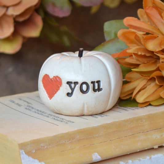 Love You on a Pumpkin Gift