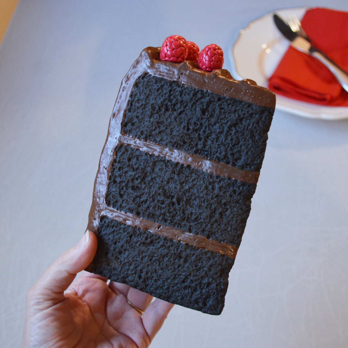 Death by Chocolate Cake Kitchen Wall Decor