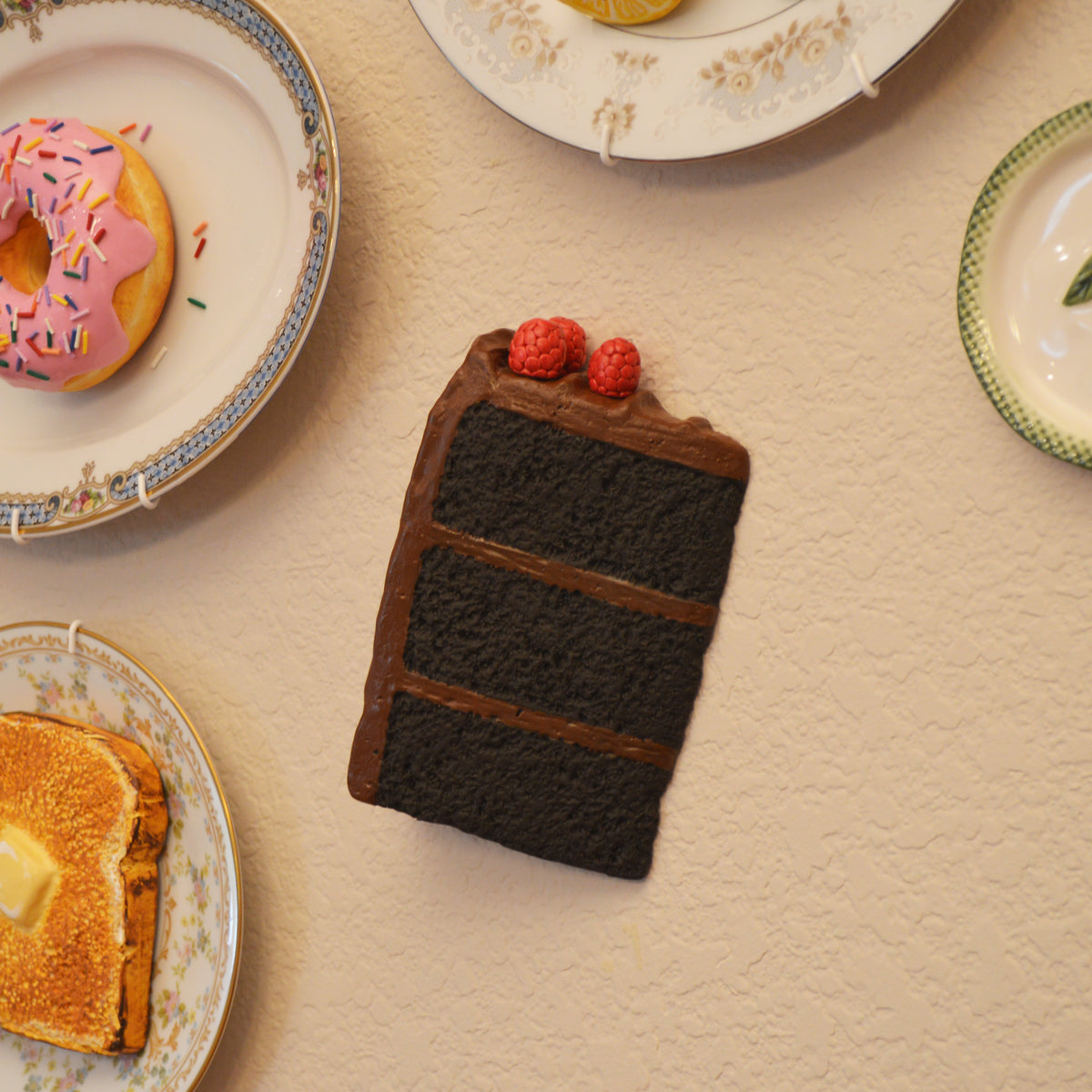 Death by Chocolate Cake Kitchen Wall Decor