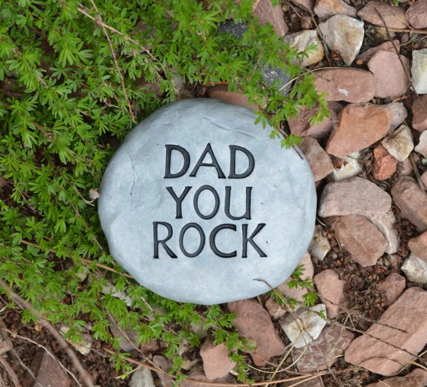 Gift for dad / funny dad gifts / Birthday gift for dad / dad you rock stone / paperweight desk decor / goofy dad humor / READY TO SHIP