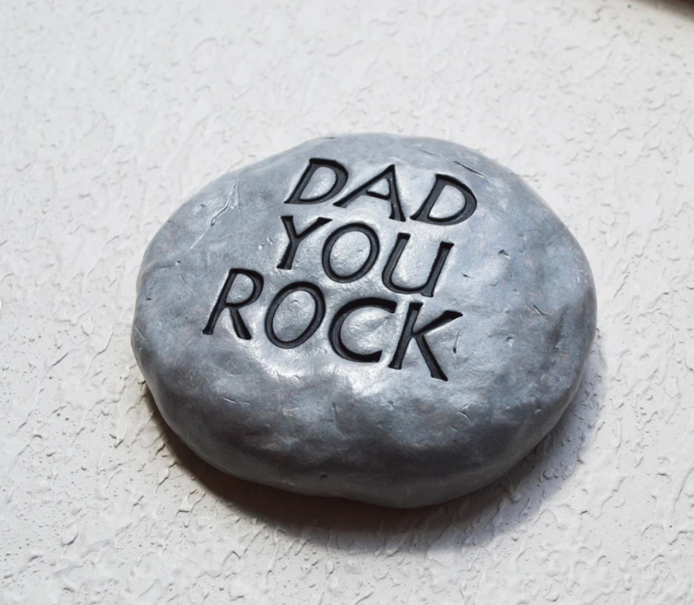 Gift for dad / funny dad gifts / Birthday gift for dad / dad you rock stone / paperweight desk decor / goofy dad humor / READY TO SHIP