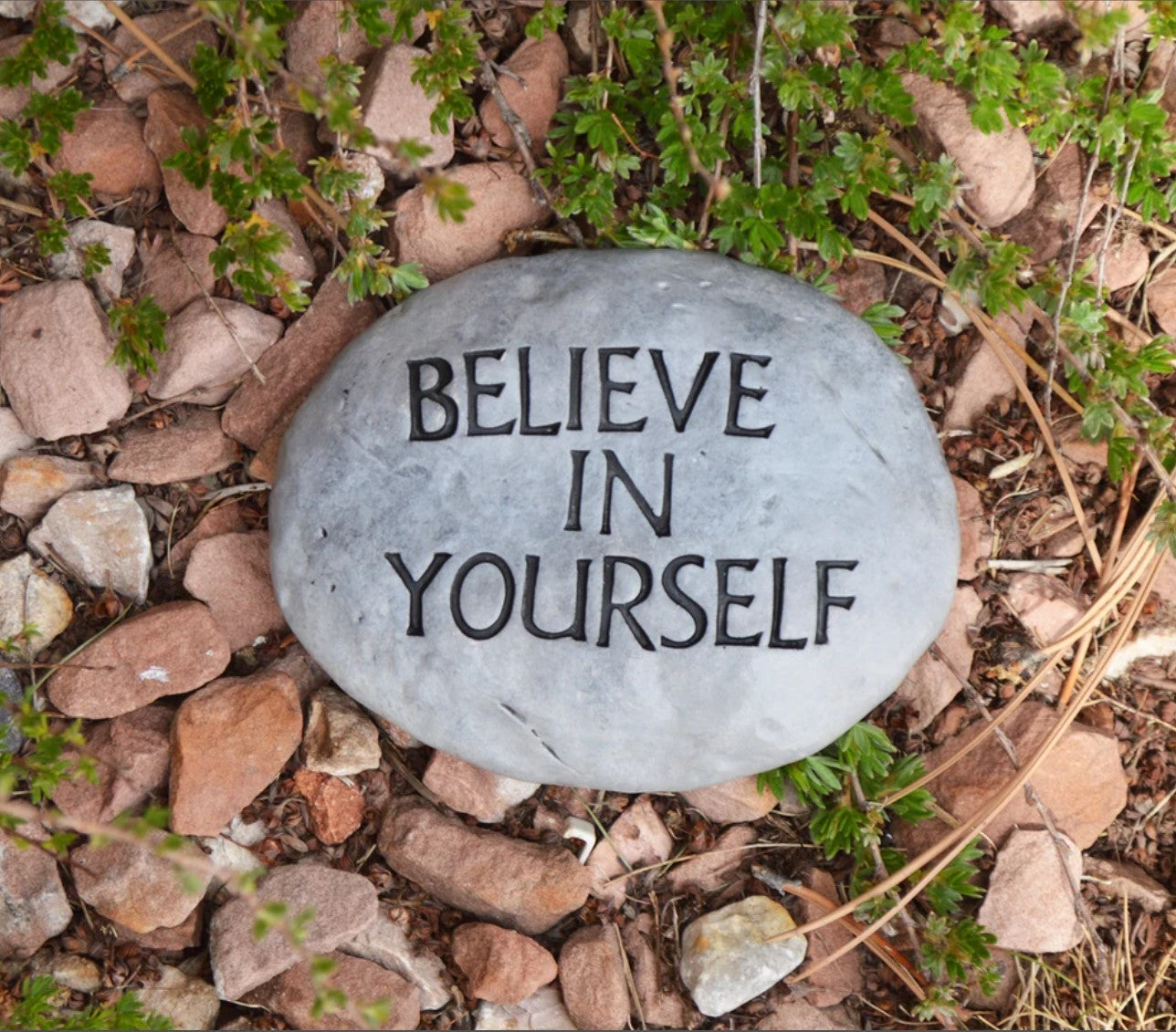 BELIEVE IN YOURSELF Stone - gift for grads