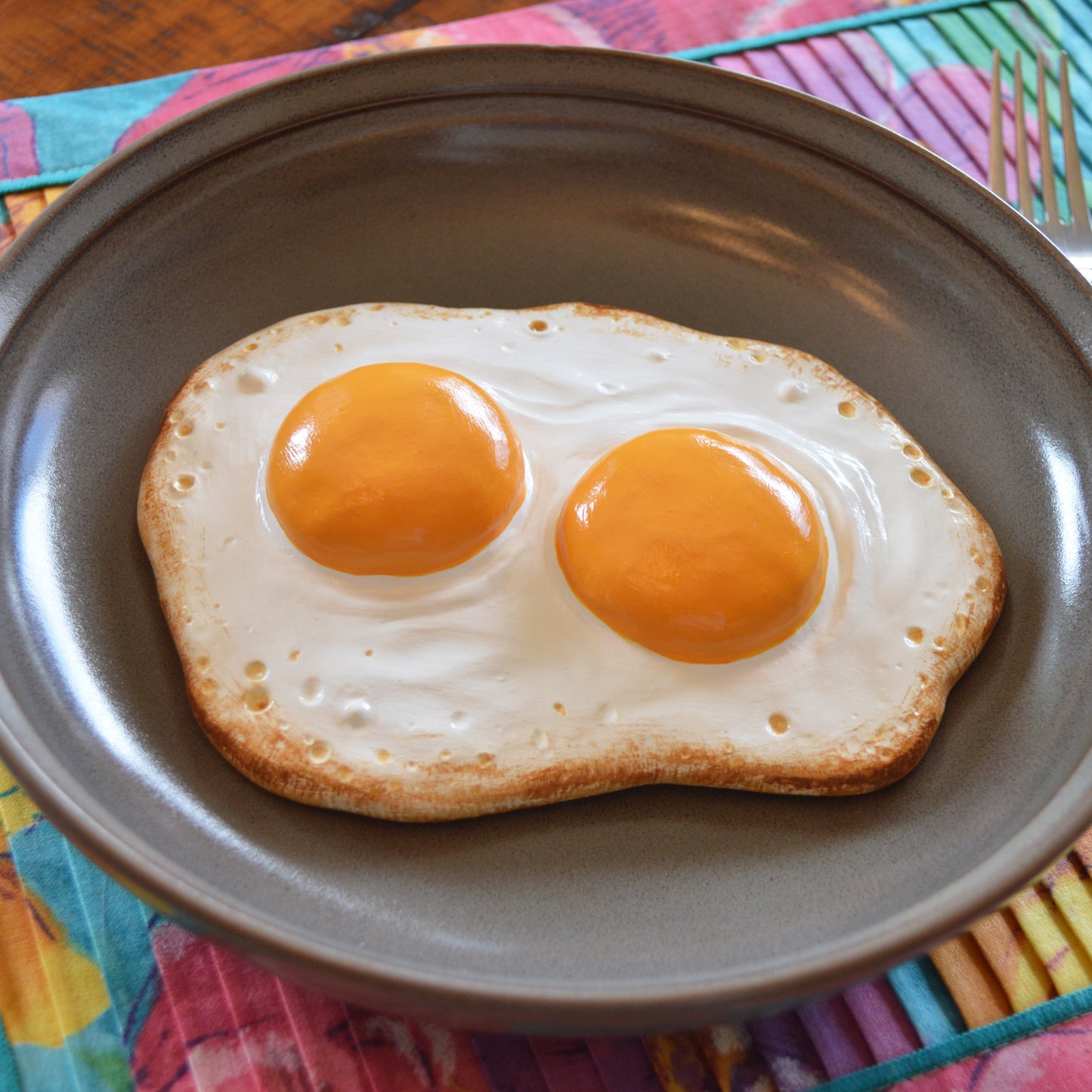Bacon and Eggs Faux Food Art Wall Art Decor