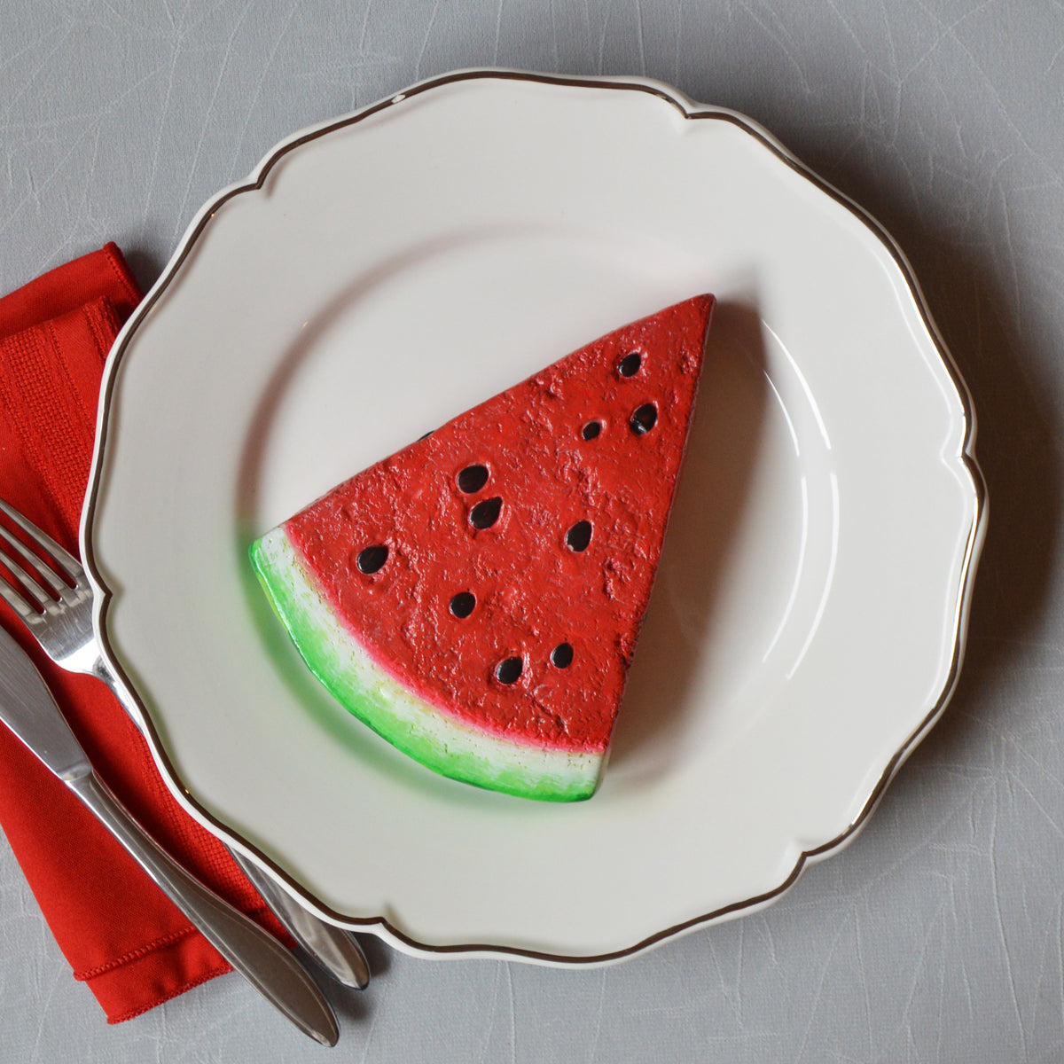 Watermelon Wall Sculpture Food Art Kitchen Decor