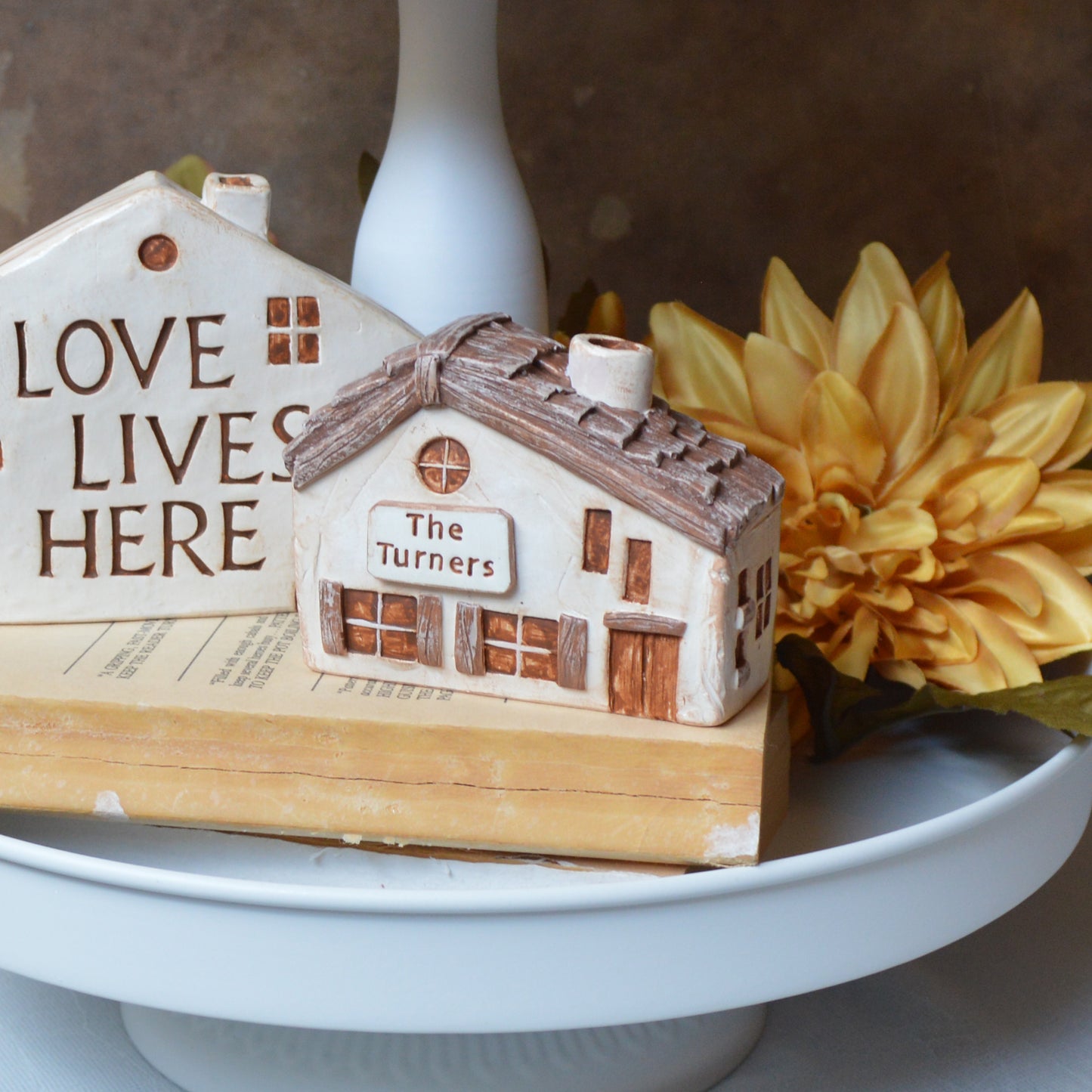 Custom Clay House, Personalized with your Name