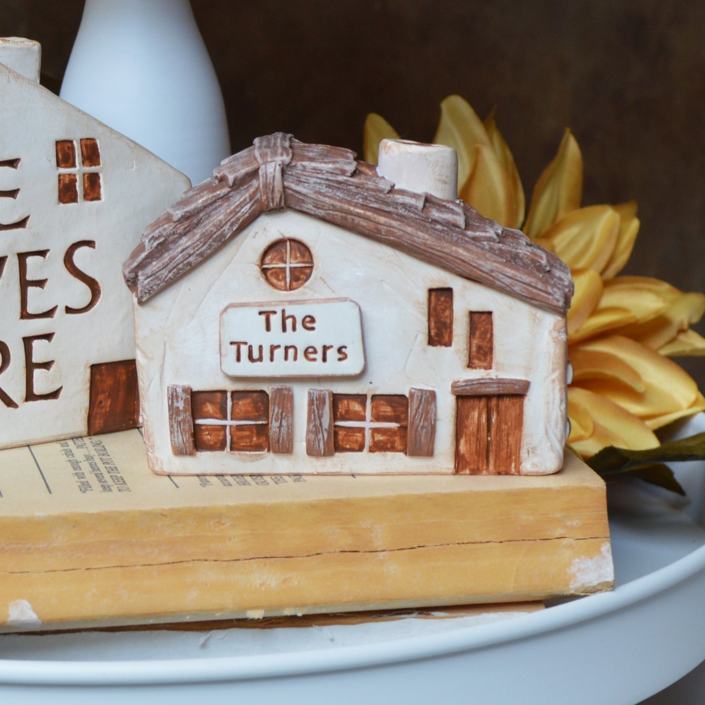 Custom Clay House, Personalized with your Name