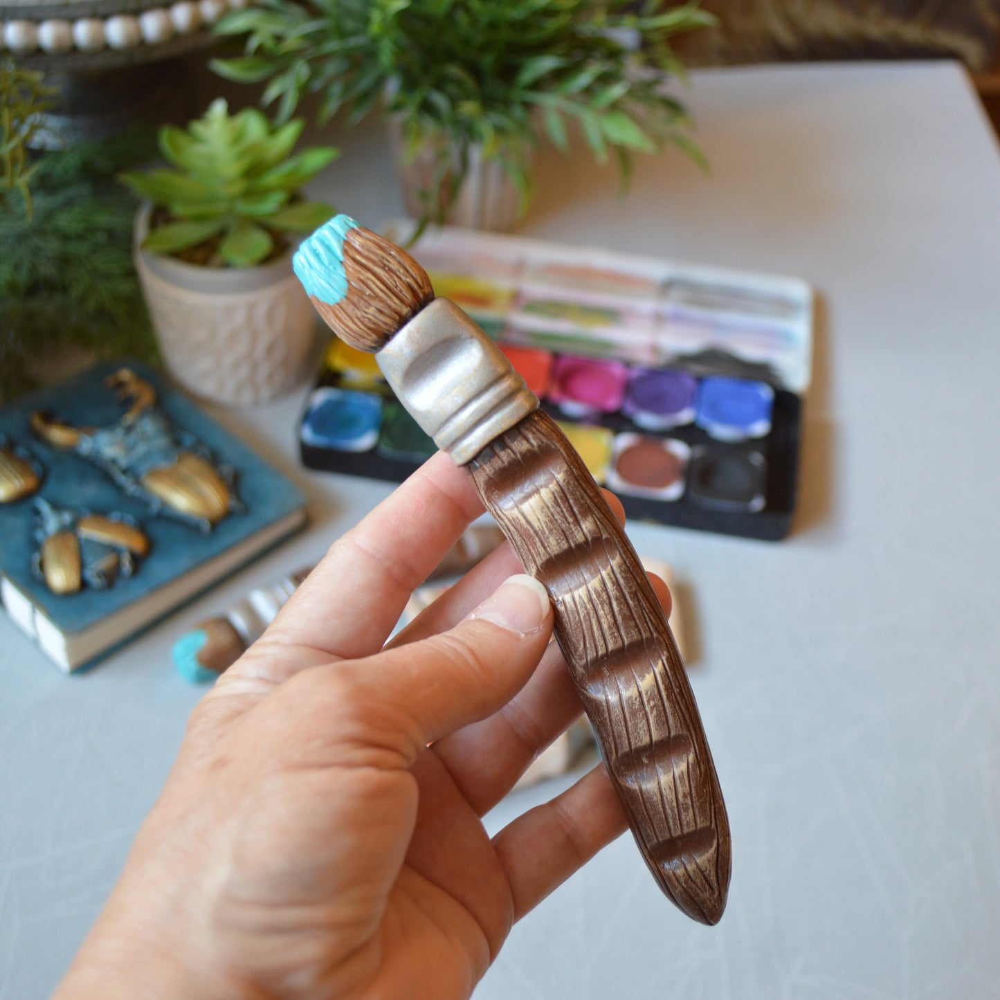 Handmade Paintbrush Brush Pen Rest