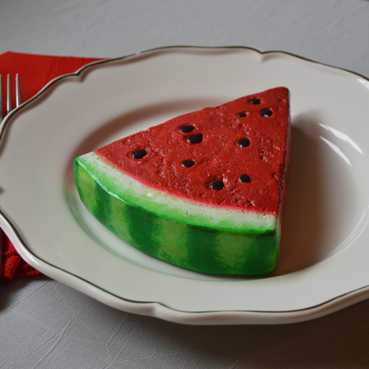 Watermelon Wall Sculpture Food Art Kitchen Decor