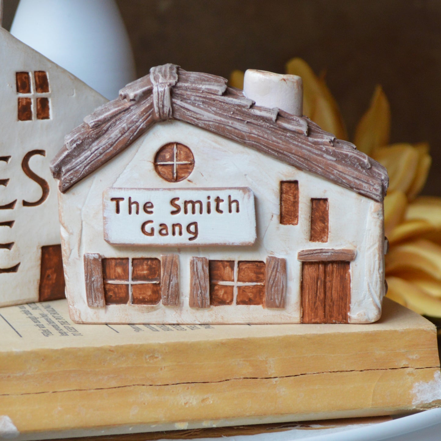 Custom Clay House, Personalized with your Name