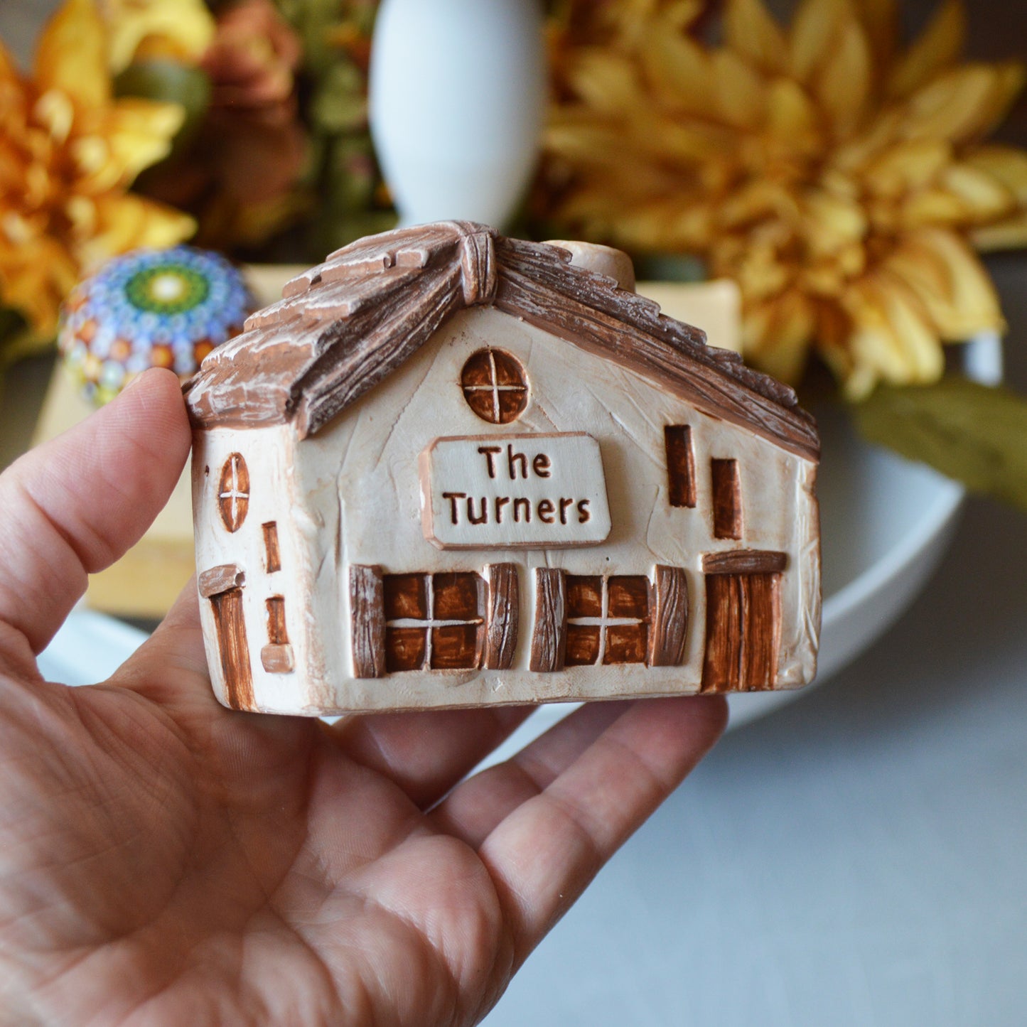 Custom Clay House, Personalized with your Name