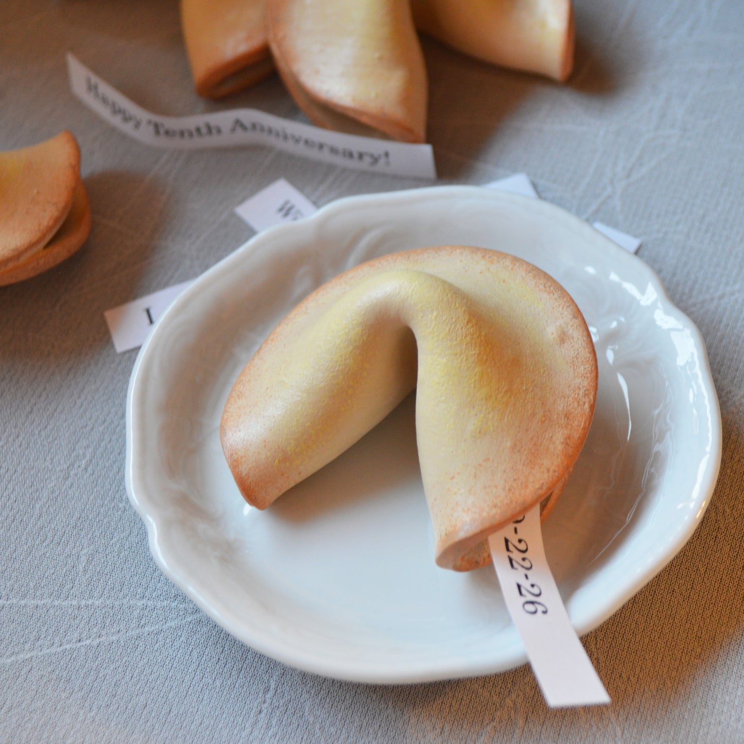 Personalized Clay Fortune Cookie Custom Text Message