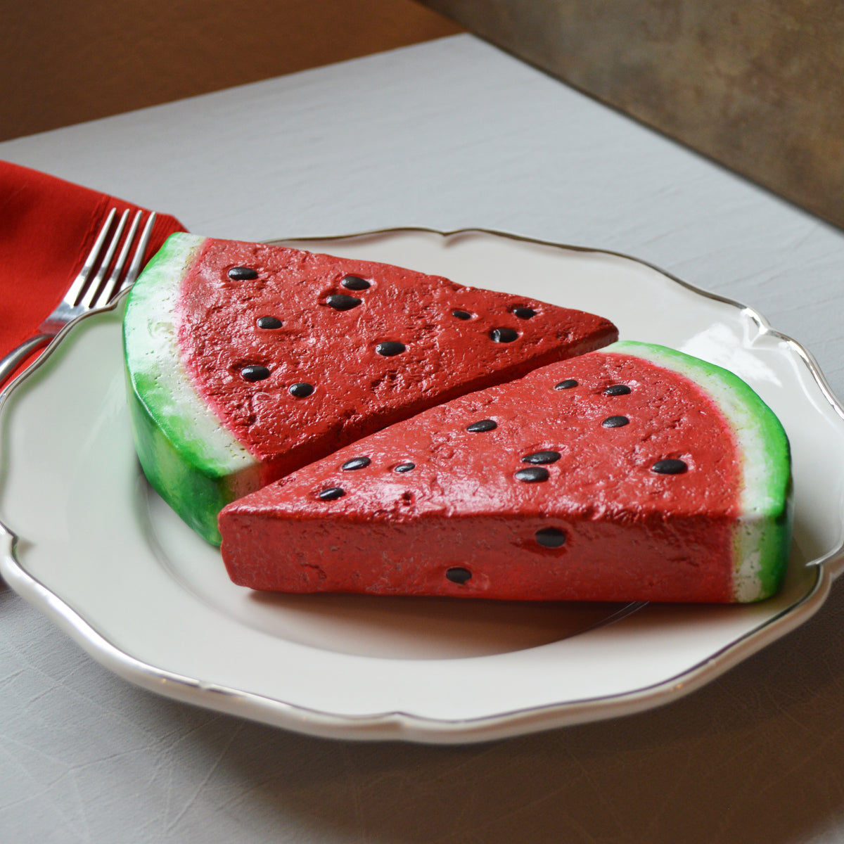 Watermelon Wall Sculpture Food Art Kitchen Decor